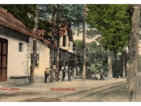 Stația căii ferate înguste, Moneasa, cca. 1910