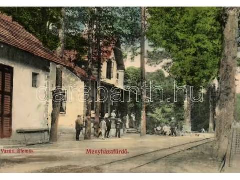 Stația căii ferate înguste, Moneasa, cca. 1910